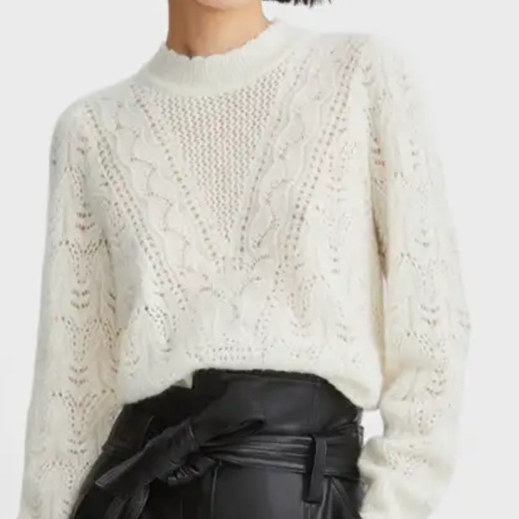 Makani Alpaca Cable-Knit Sweater - Picture 1 of 5